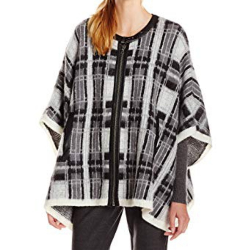 Sam Edelman Joss Plaid Cape